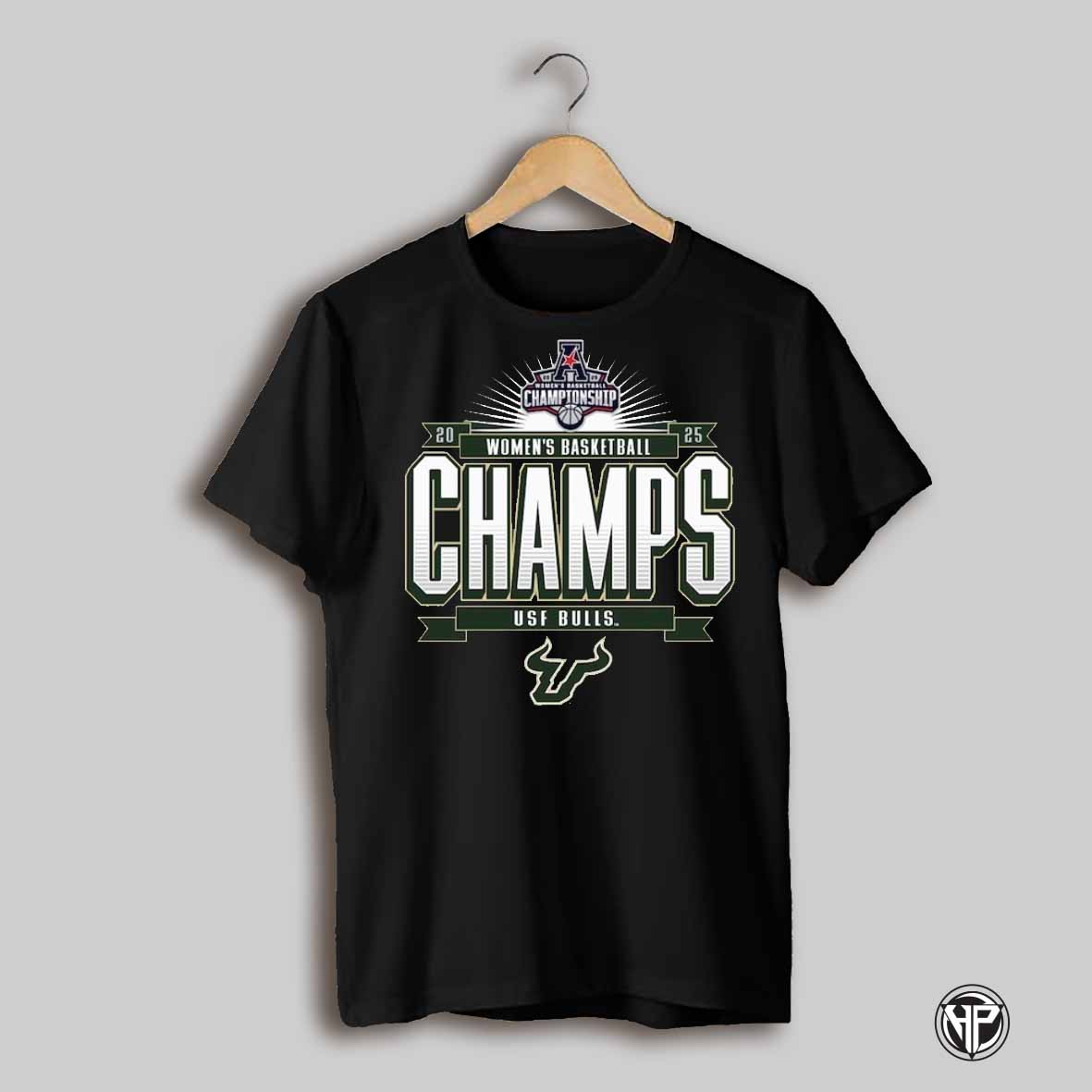 South Florida Bulls Unisex Green 2025 Acc Womens Basketball Conference Tournament Champions T Shirt