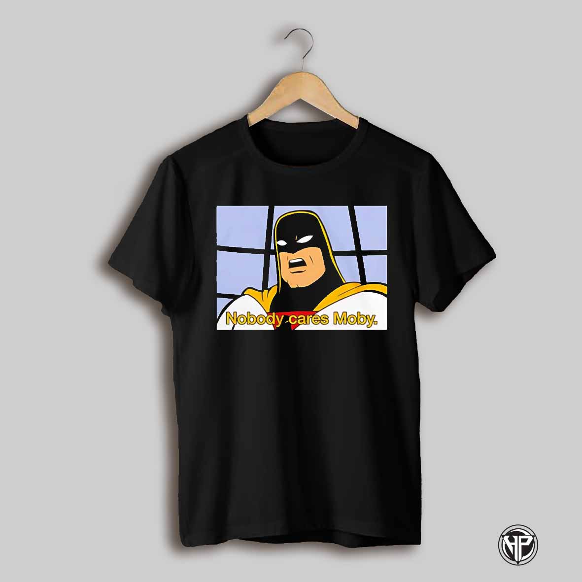Space Ghost Nobody Cares Moby Shirt