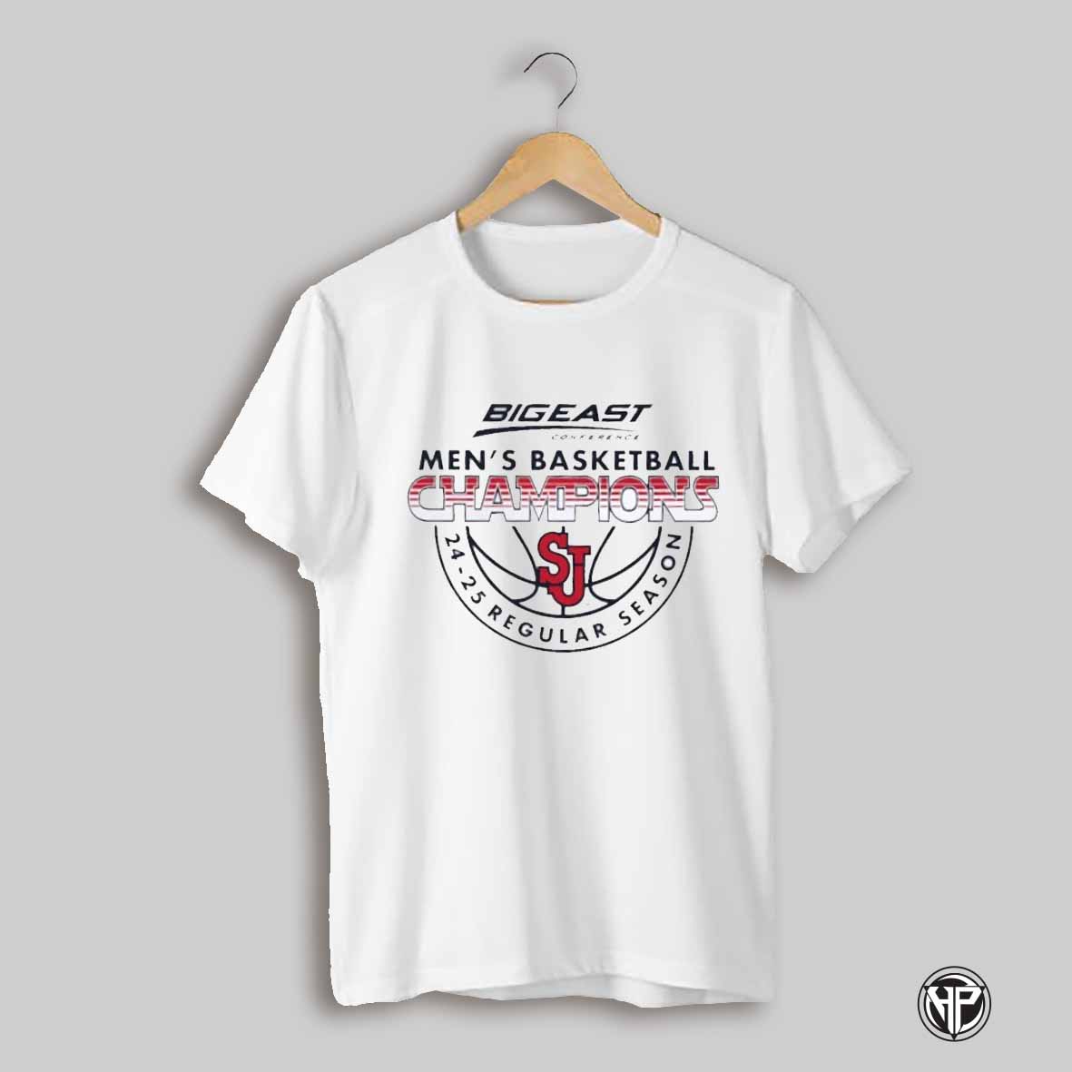 St Johns Red Storm 2024 2025 Regular Season Mens Basketball Champions Shirt