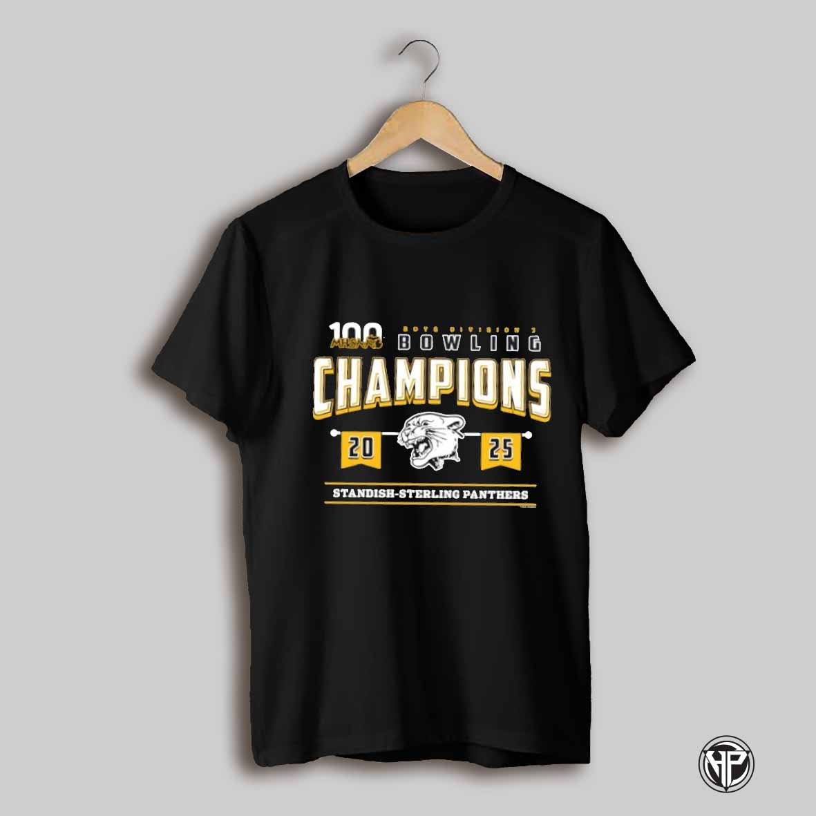 Standish Sterling Panthers 2025 Mhsaa Boys Division 3 Bowling Champions Shirt
