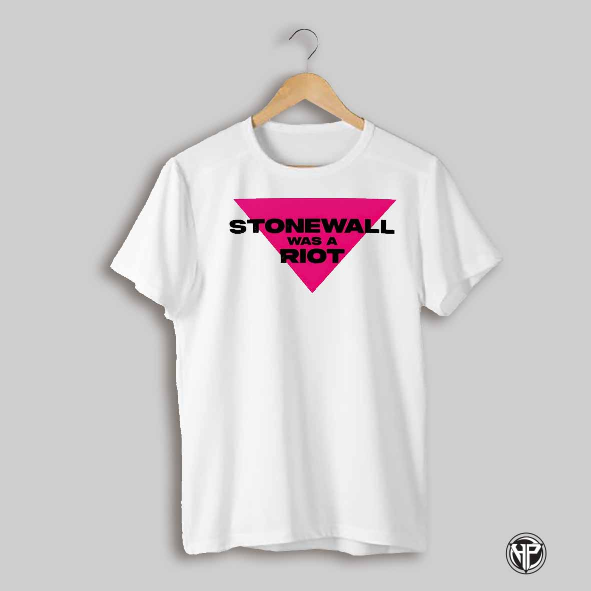 Stonewall Was A Riot Pink Triangle Shirt