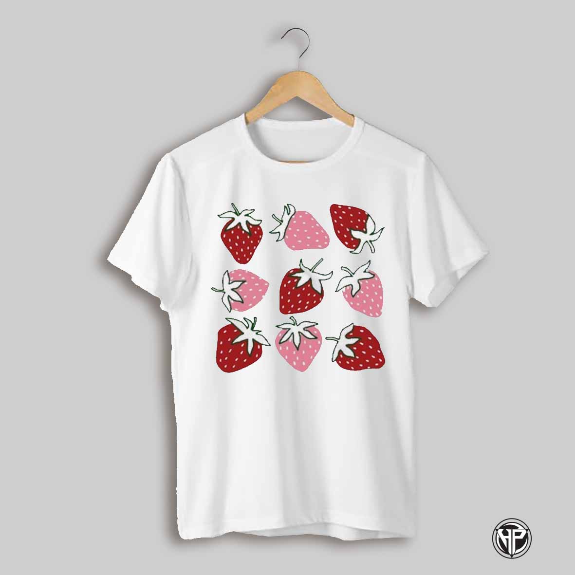 Strawberry Boxy T Shirt
