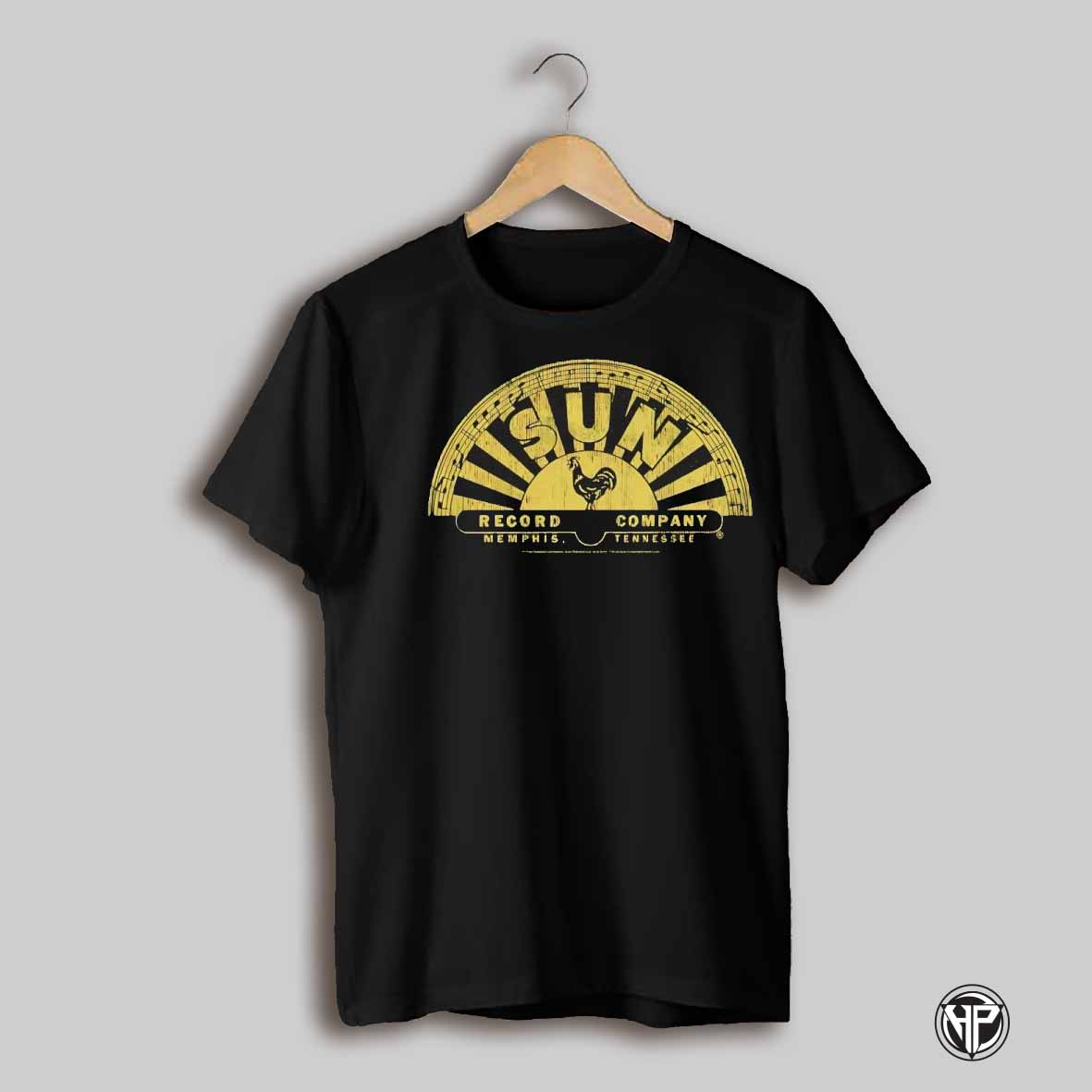 Sun And Roaster Record Company Tattered Logo Vintage Shirt