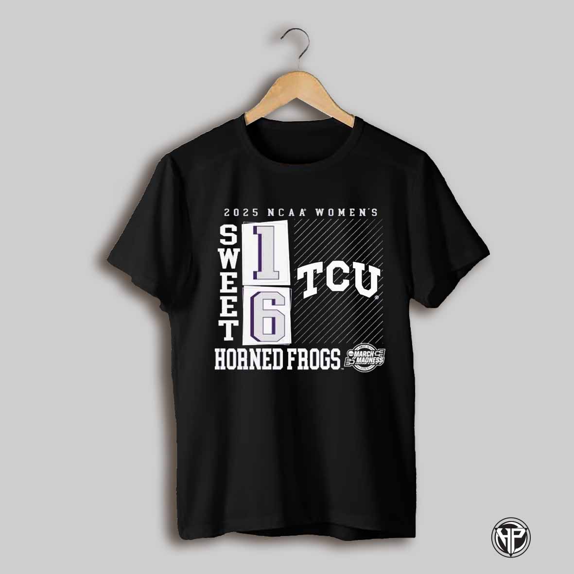 Tcu Horned Frogs 2025 Ncaa Division Womens March Madness Sweet 16 T Shirts