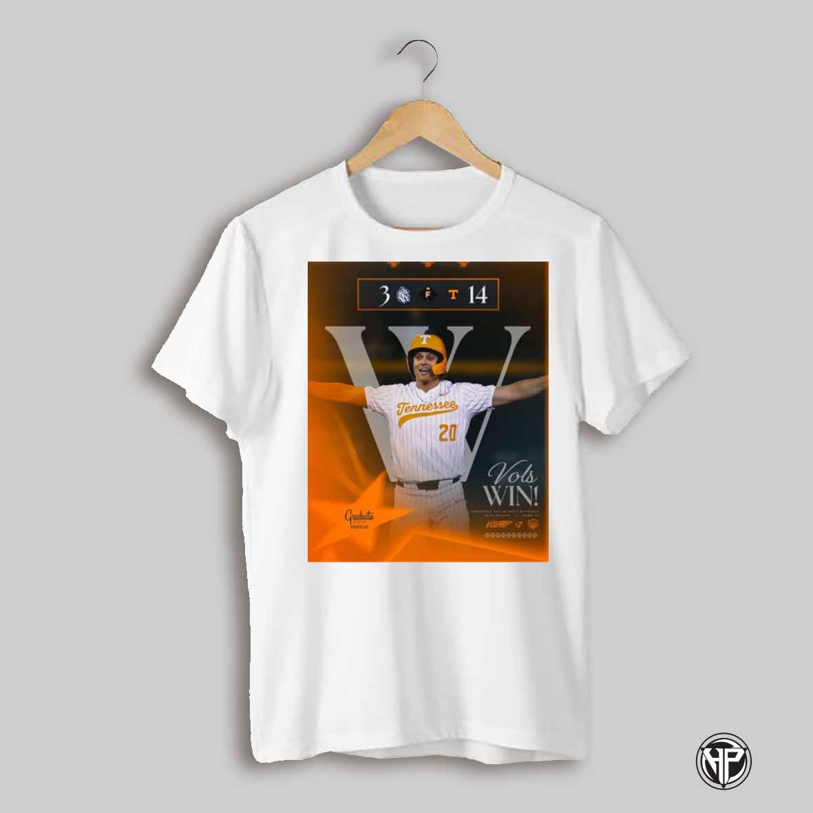 Tennessee Vols Win Queens Royals Baseball Final Score 14 3 2025 Season Game 23 Poster T Shirt