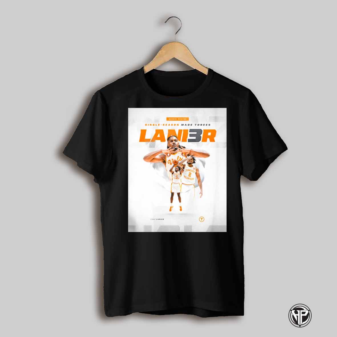 Tennessee Volunteers Basketball Chaz Lanier School Record Single Season Made Threes Lanier Poster T Shirt