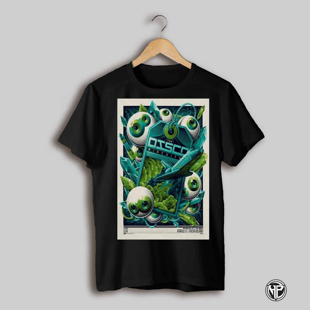 The Disco Biscuits On March 13 2025 In Wilmington De Tour Poster T Shirt
