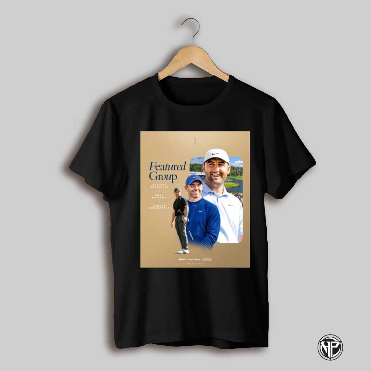 The Players Championship Featured Group Scottie Scheffler Rory Mcilroy Xander Schauffele Poster T Shirt