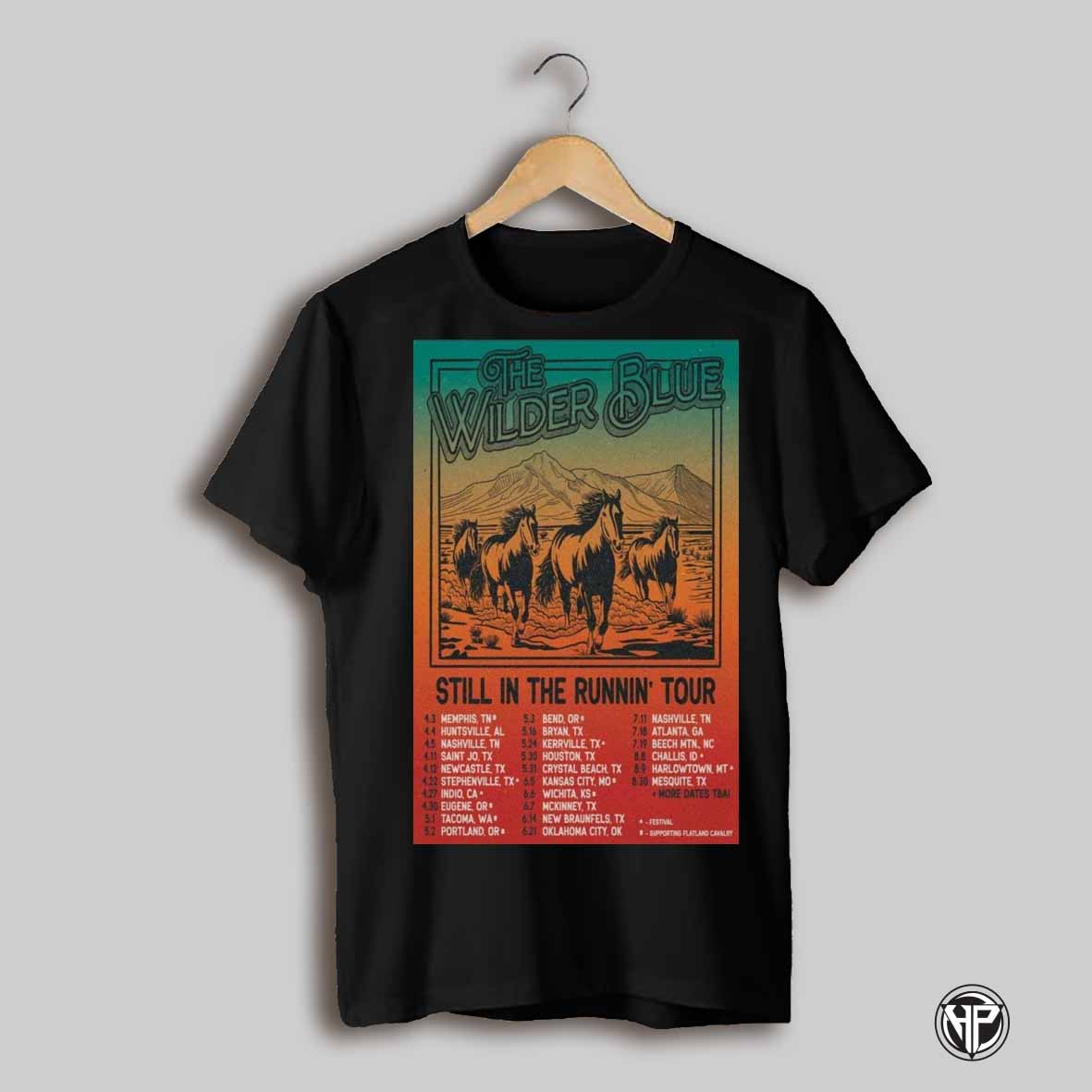 The Wilder Blue Still In The Runnin Tour 2025 Poster T Shirt