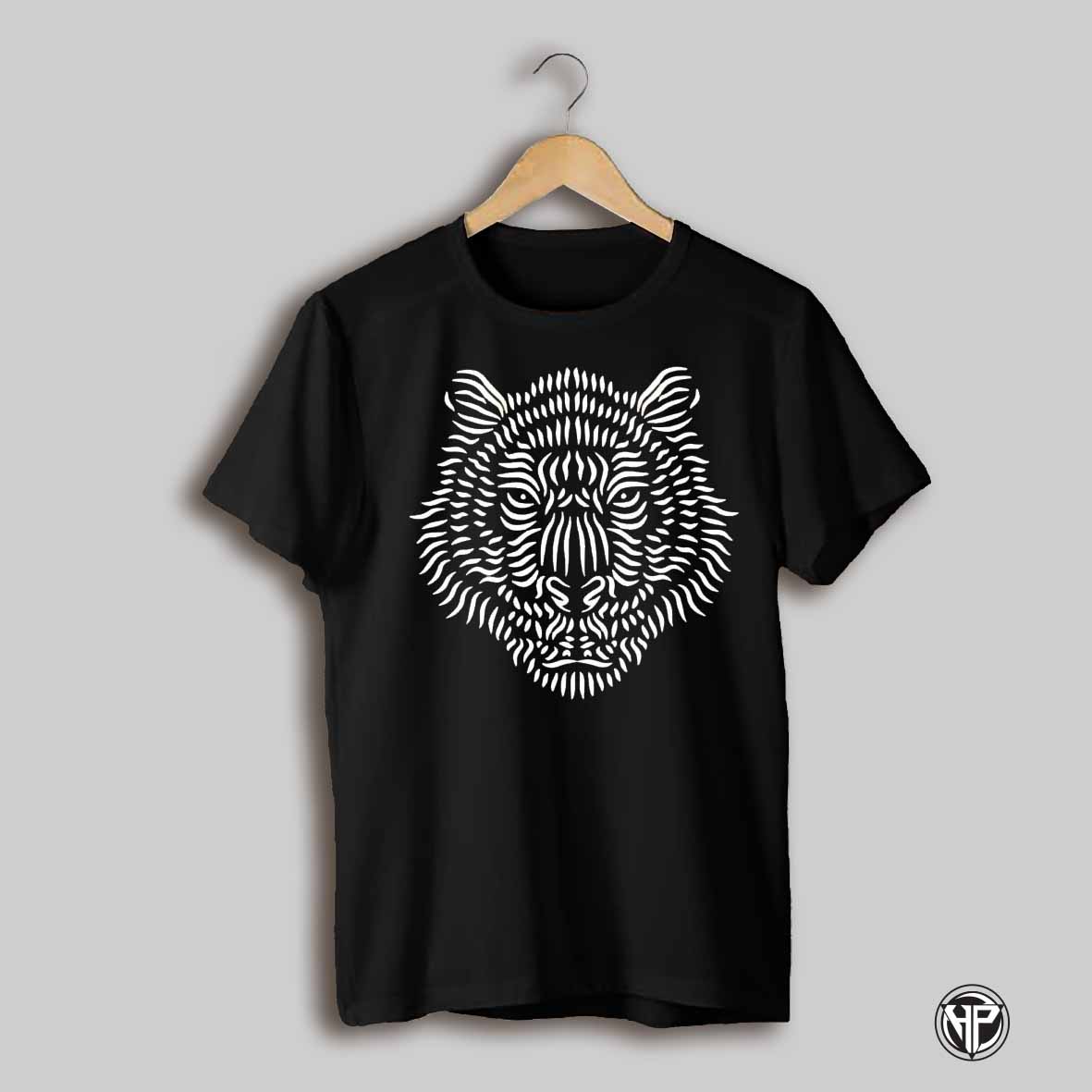 Tigers Head Print Shirt