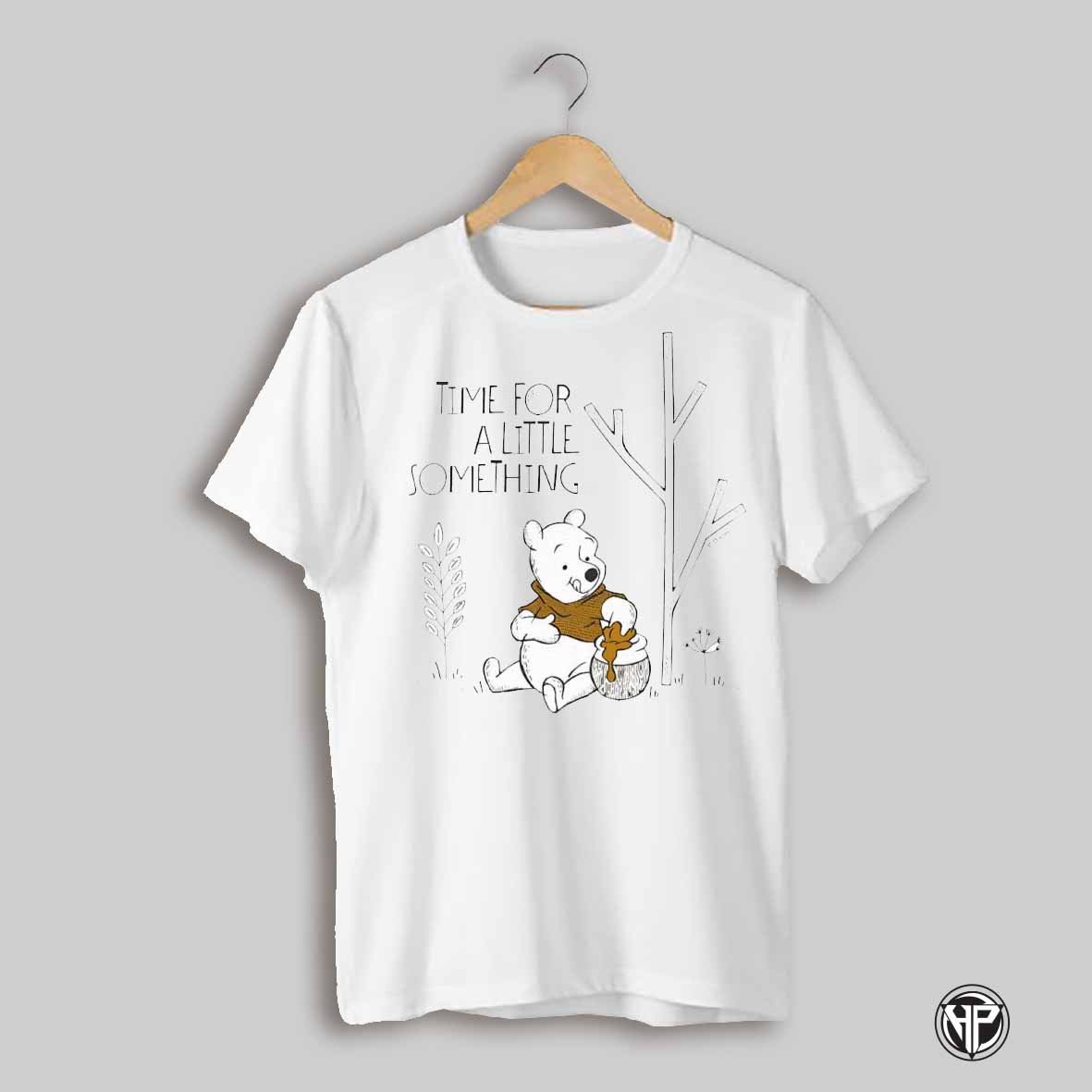 Time For A Little Something Pooh Cute Shirt