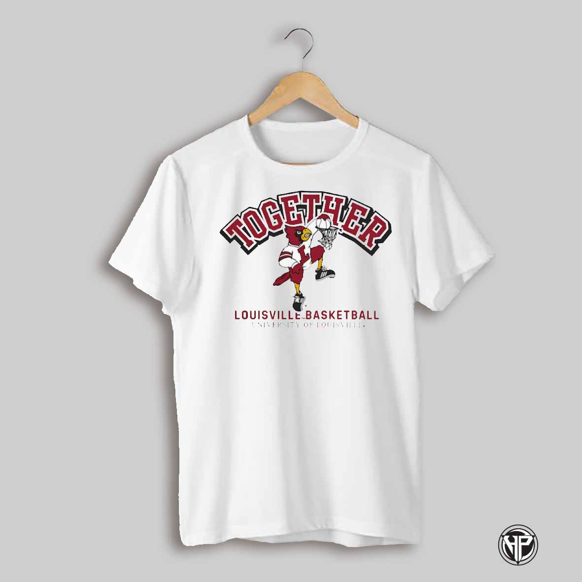 Together Louisville Cardinals Basketball On Court Pregame Shirt
