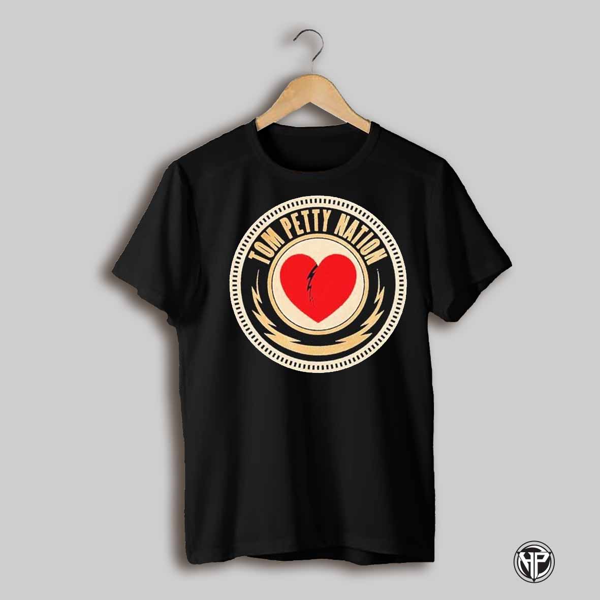 Tom Petty Nation Logo T Shirts