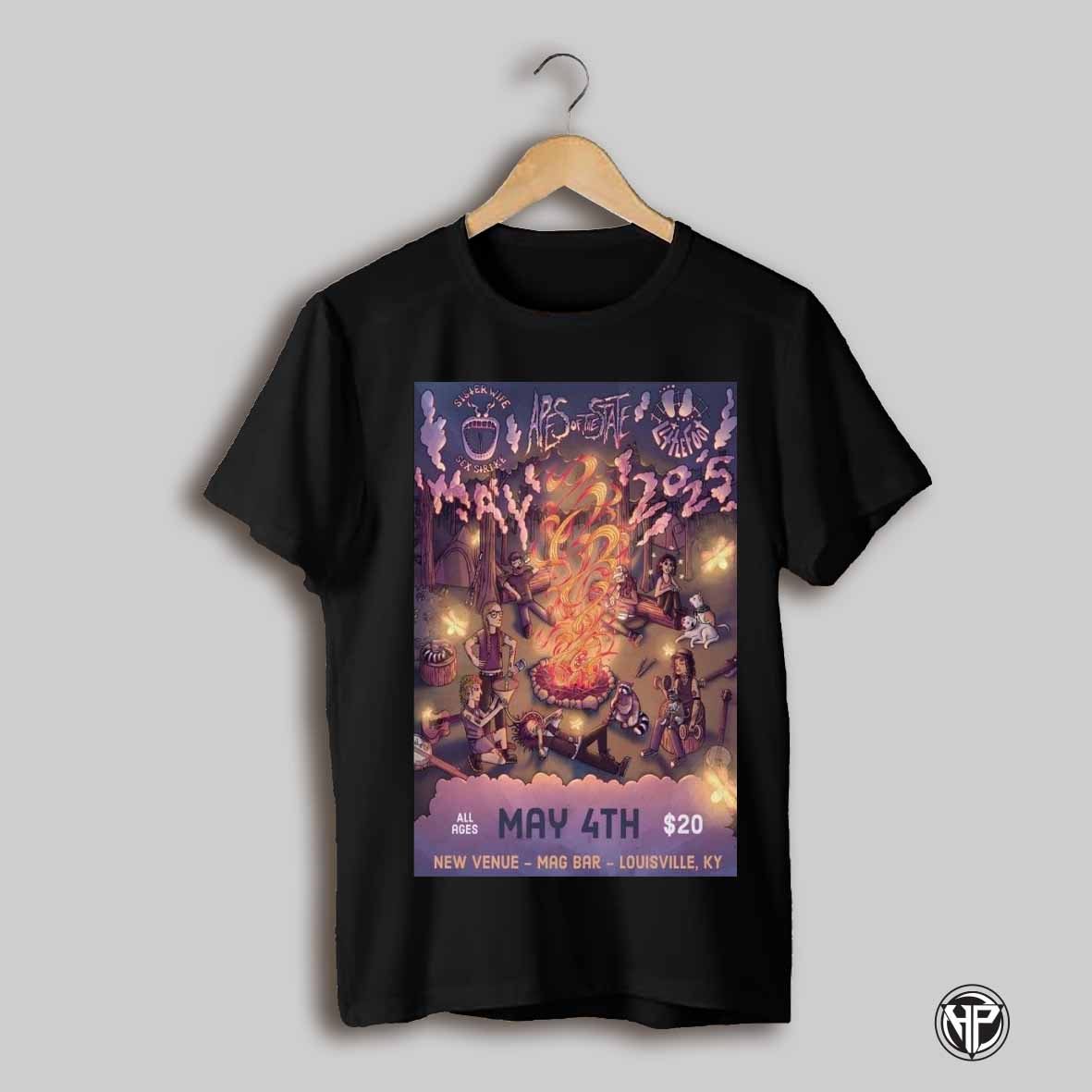 Tour 2025 Apes Of The State Zanzabar Louisville Ky Poster T Shirt