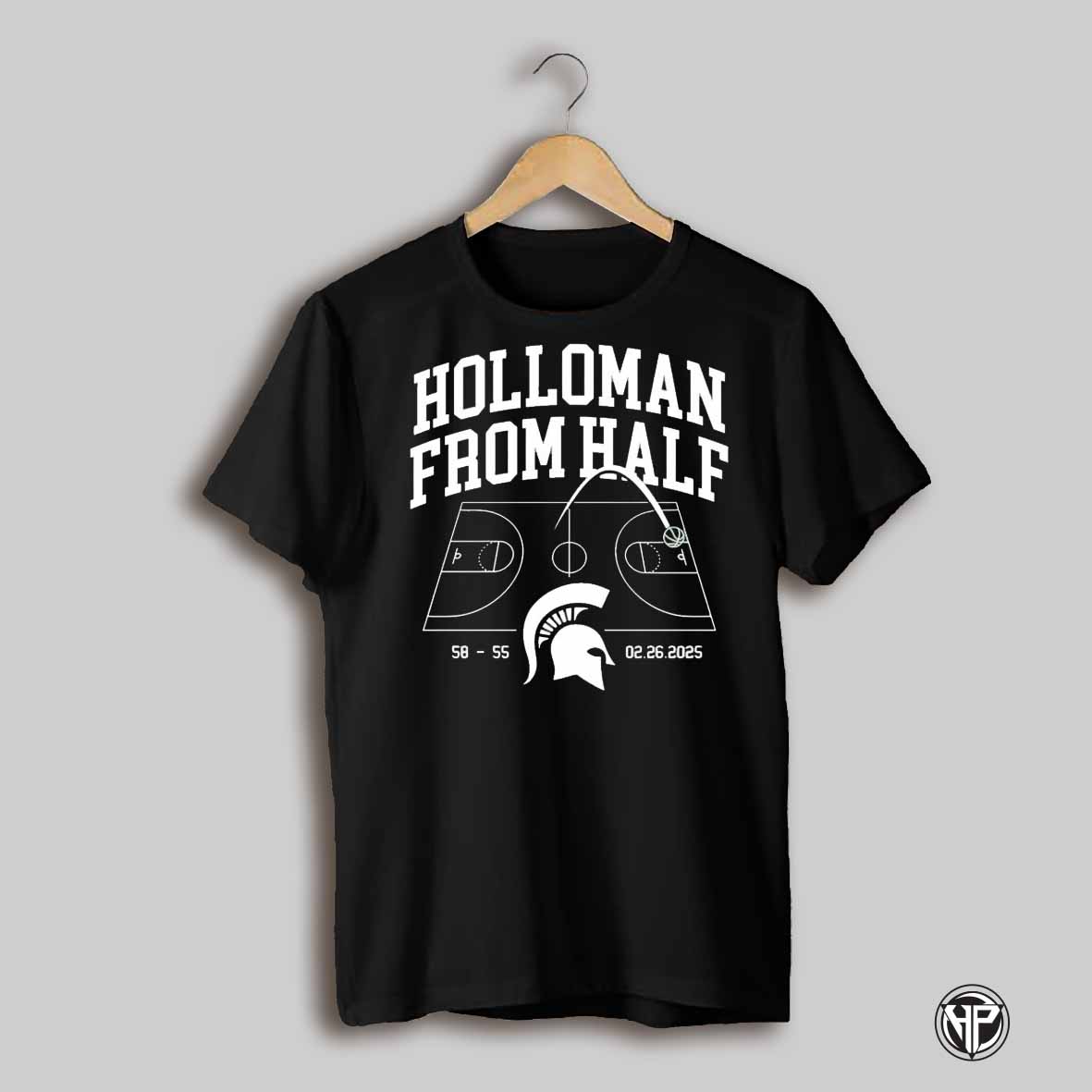 Tre Holloman From Half Michigan State Spartans Stadium Shirt
