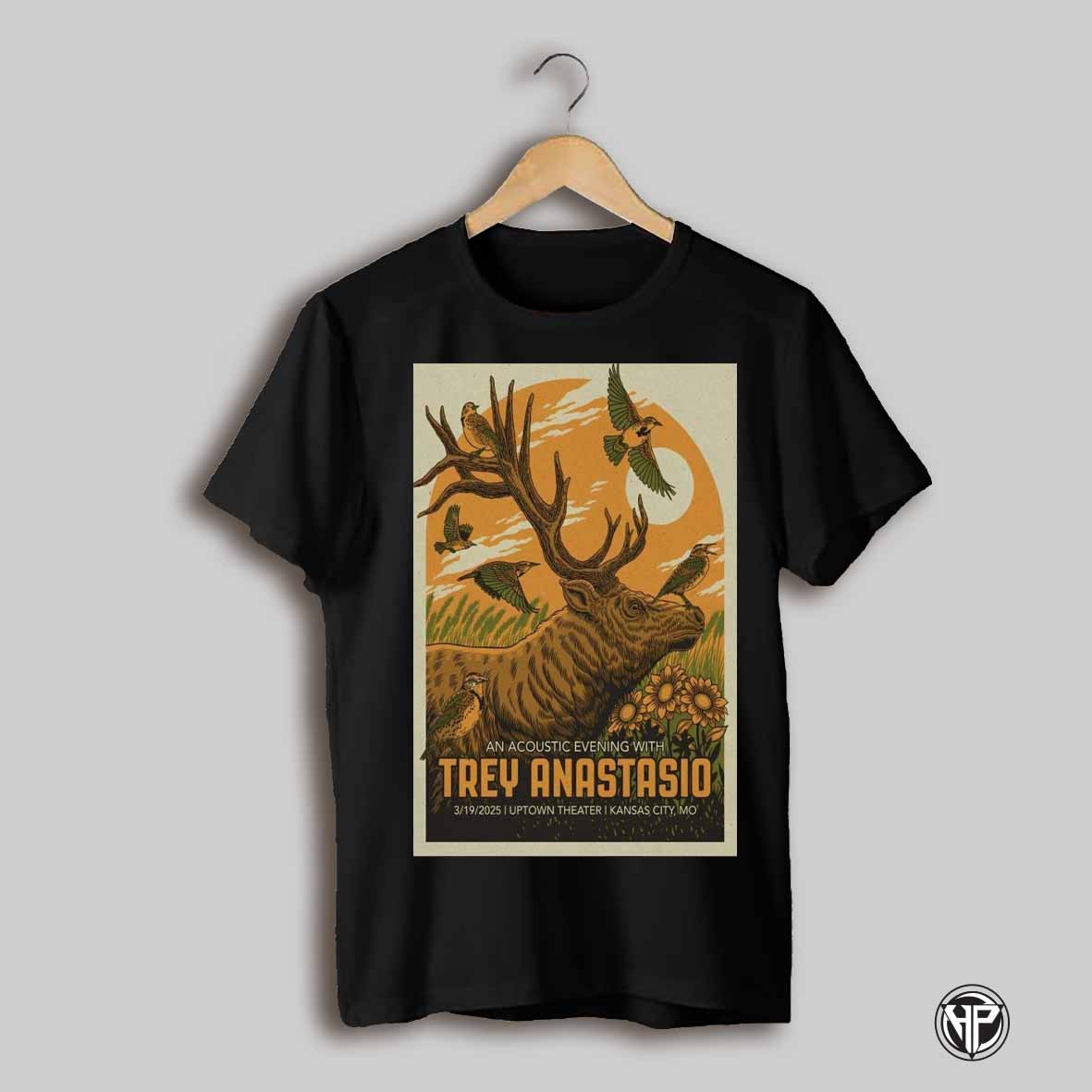 Trey Anastasio Mar 19 2025 Uptown Theater Kansas City Mo Concert Poster T Shirt