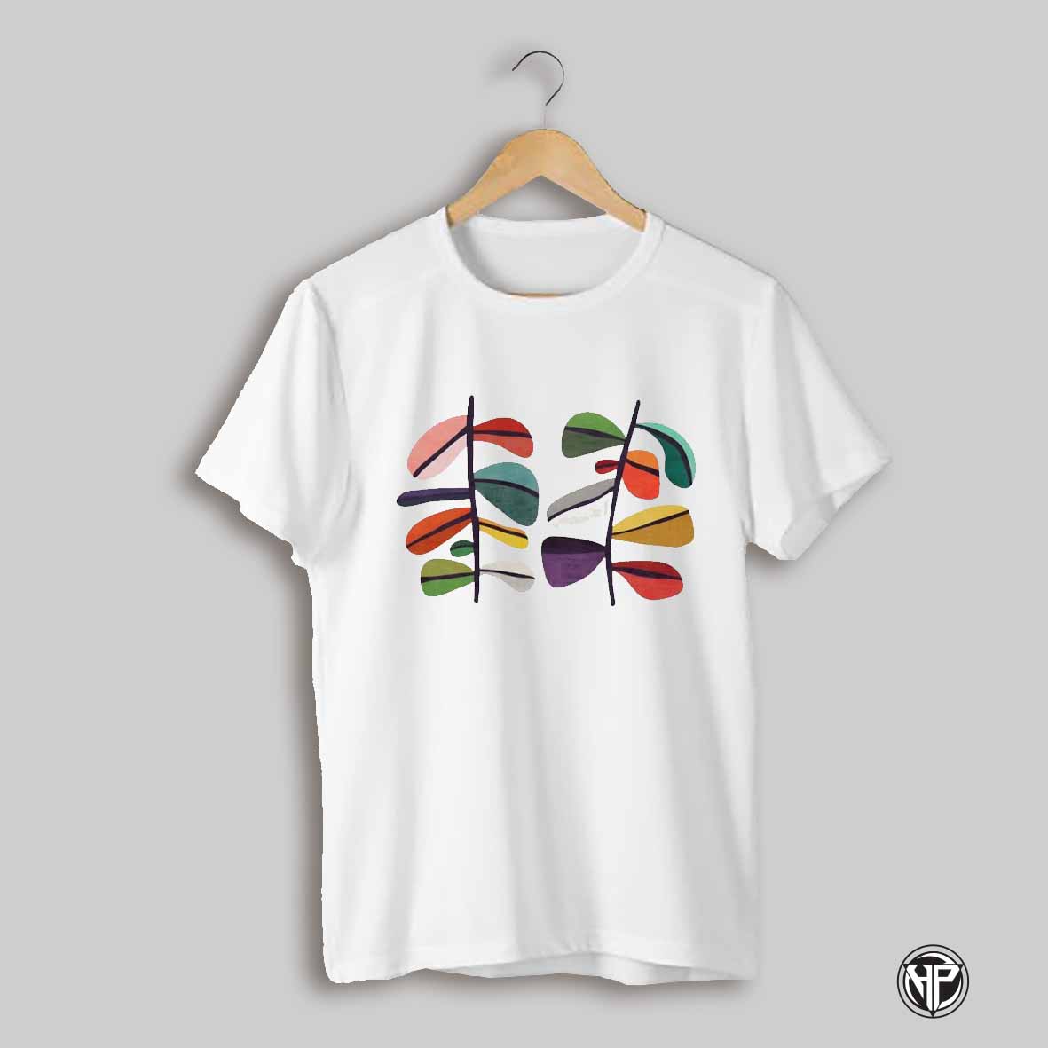 Twigs Colorful Graphic Shirt