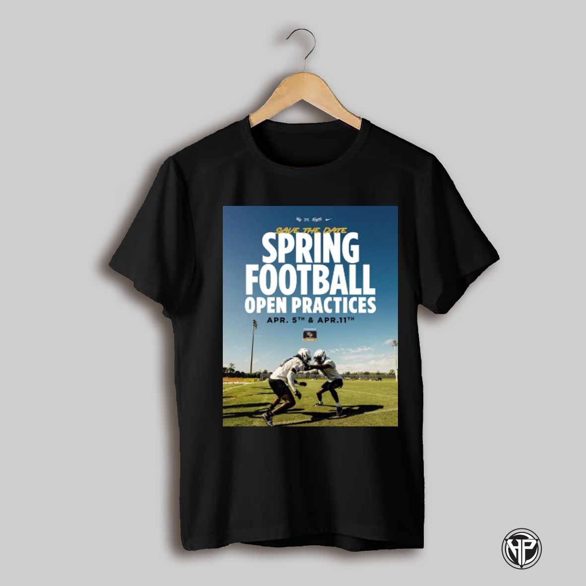 Ucf Knights Save The Date Spring Football Open Practices April 5th And April 11th 2025 Poster T Shirt