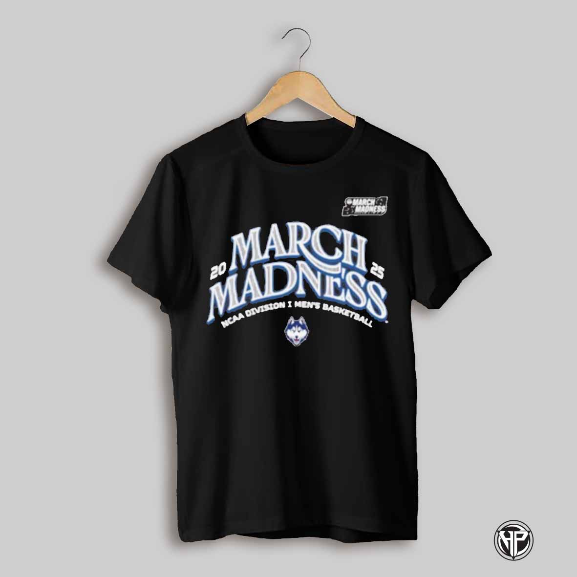 Uconn Mens Basketball 2025 March Madness Bound T Shirt