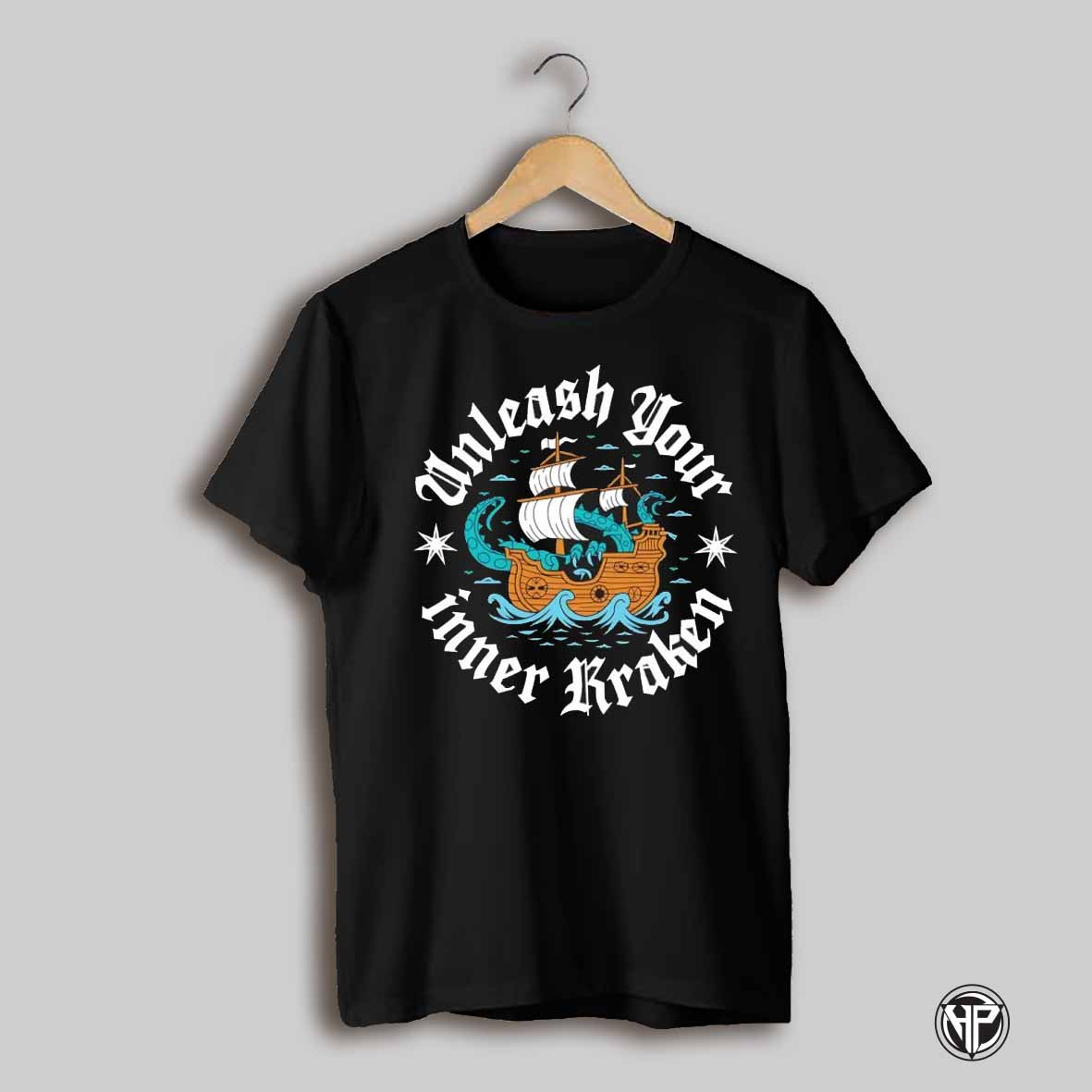 Unleash Your Inner Kraken Ship On Ocean Shirt