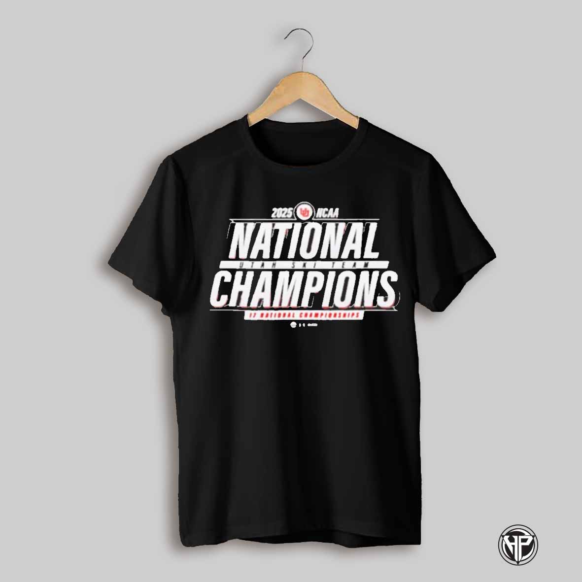 Utah Utes Team Back On Top 17th 2025 Ncaa Skiing National Champions T Shirt