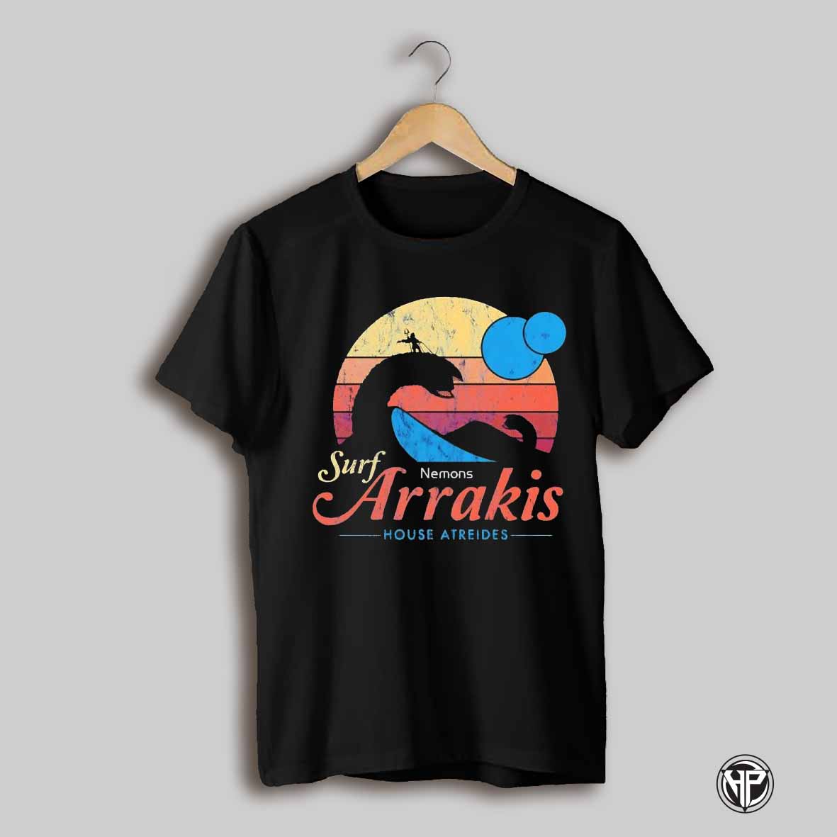 Visit Arrakis Distressed Surf House Atreides Vintage Shirt