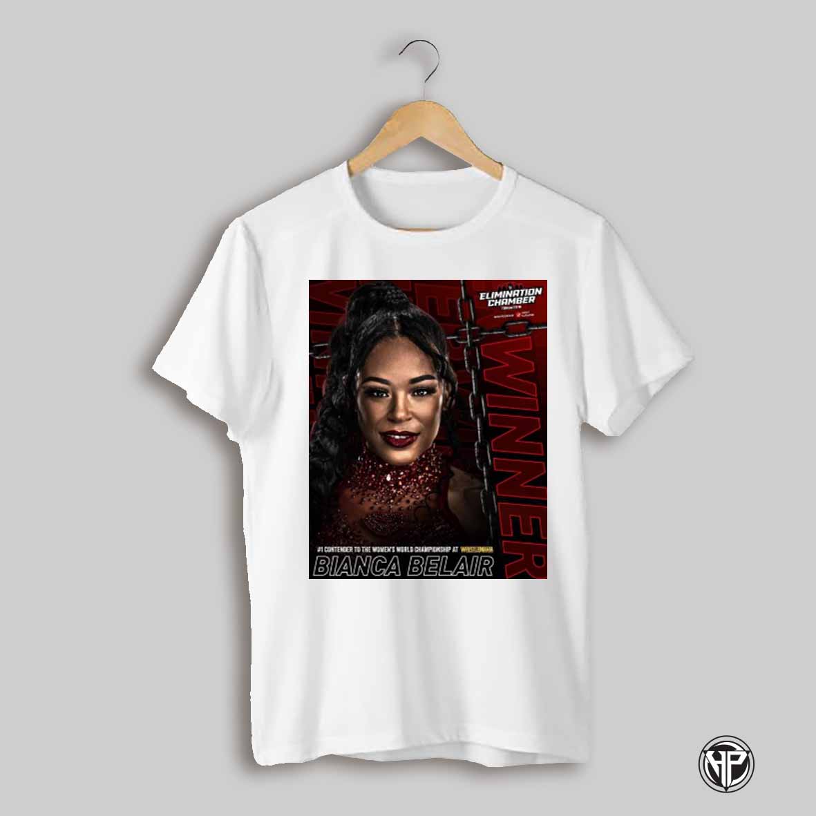 Wwe Bianca Belair 1 Contender To The Womens World Championship At Wrestlemania Elimination Chamber Poster T Shirt