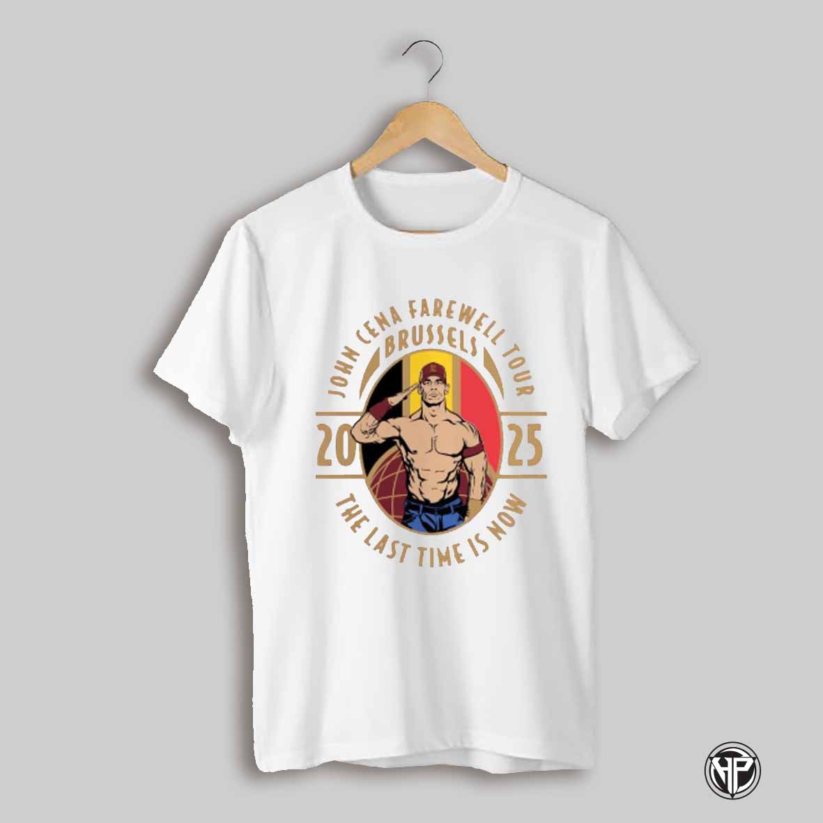 Wwe John Cena Farewell Tour 2025 Brussels The Last Time Is Now Painting T Shirt