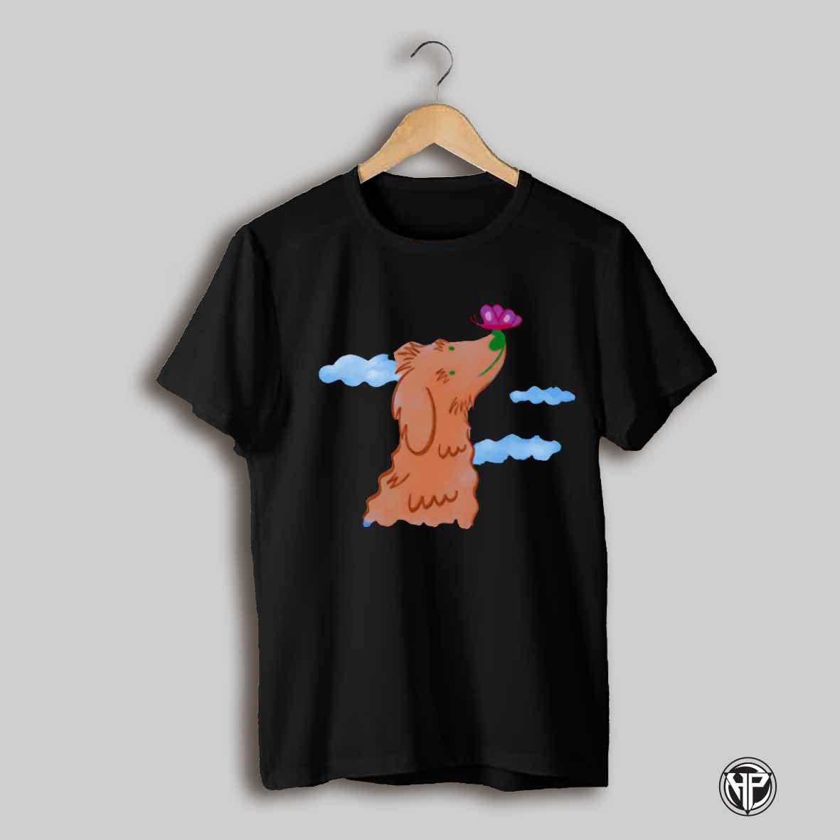 Watercolor Butterfly Dog Shirt