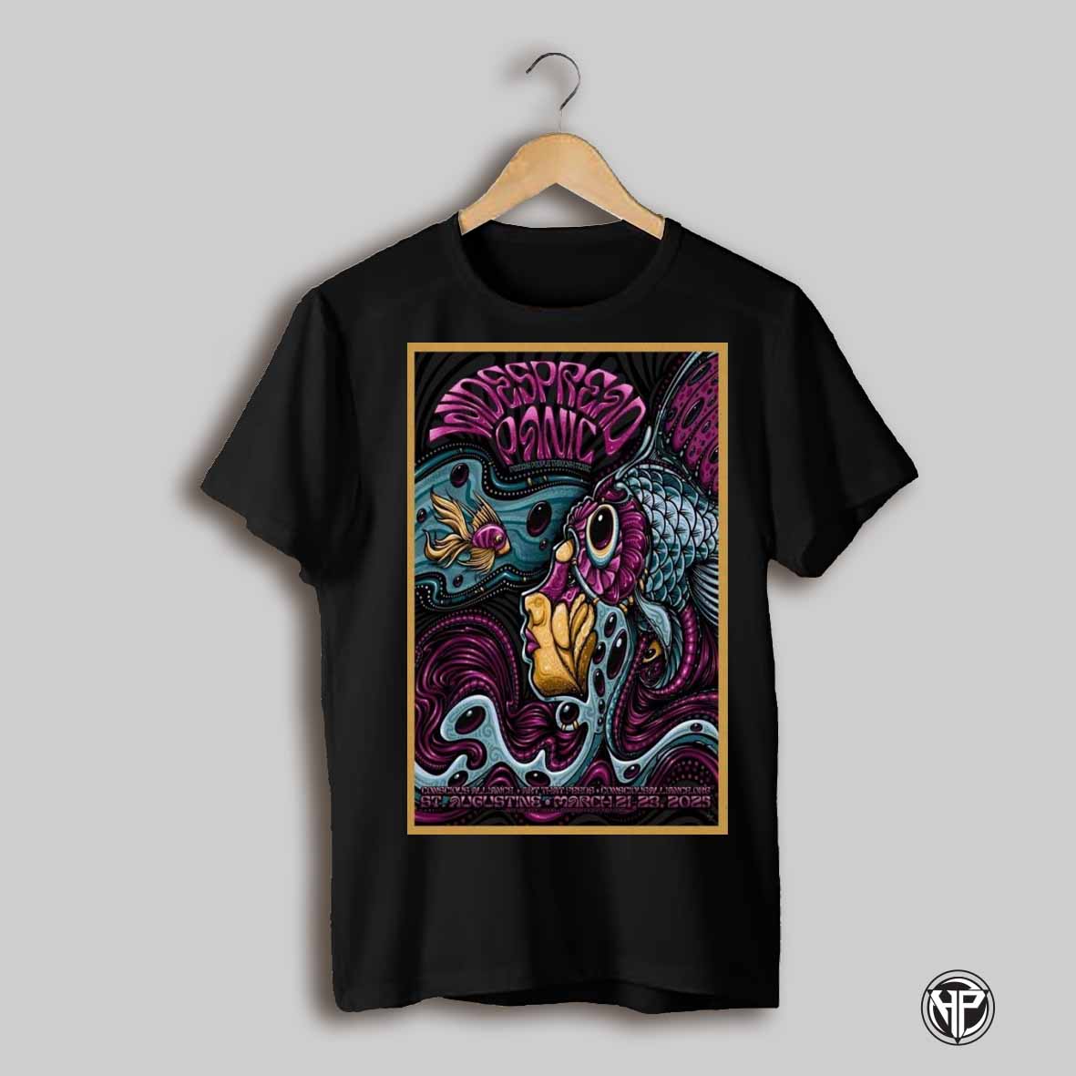 Widespread Panic St Augustine Amphitheatre In Augustine Fl On March 21 23 2025 Tour Poster T Shirt