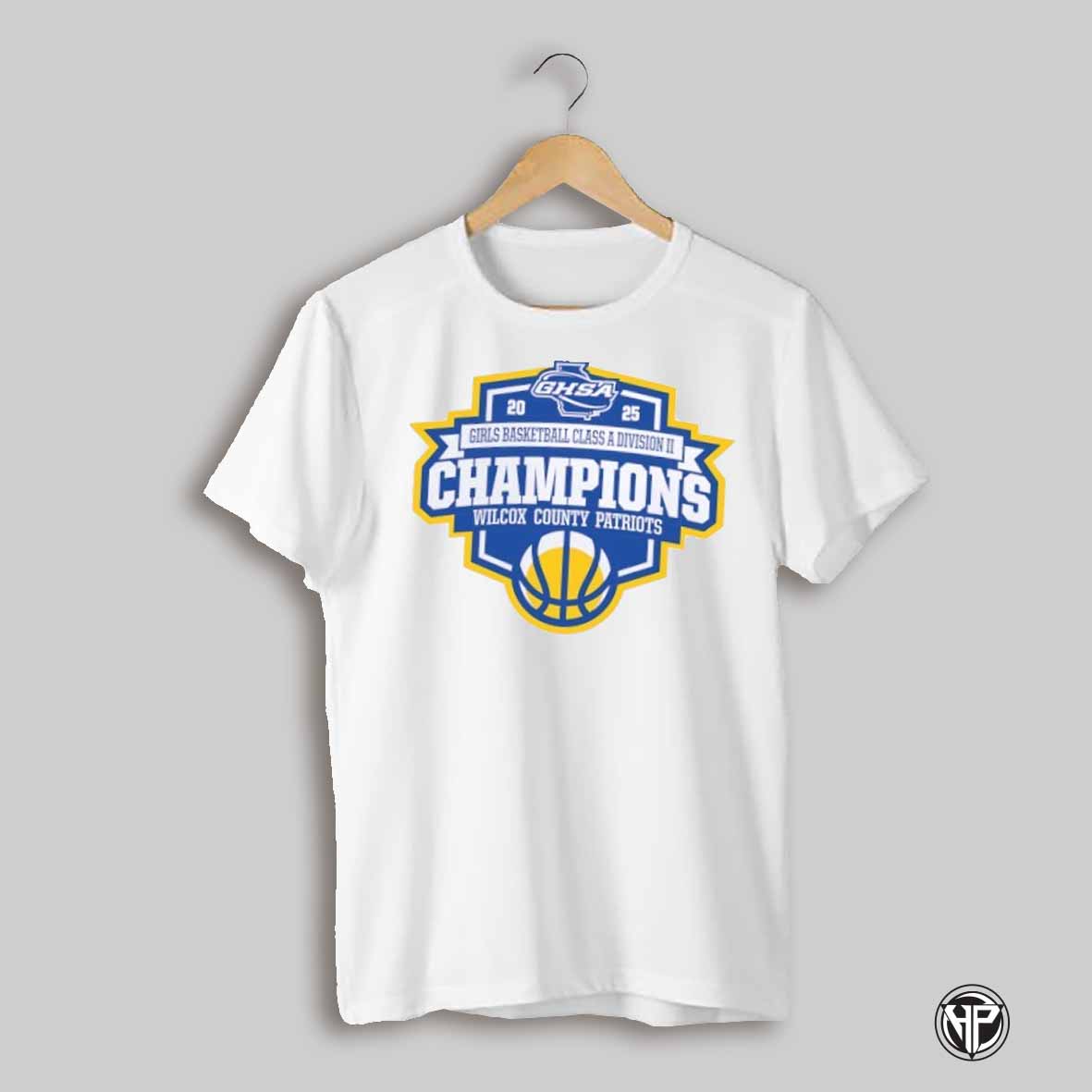 Wilcox County Patriots 2025 Ghsa Girls Basketball Division 2 State Champions Shirt