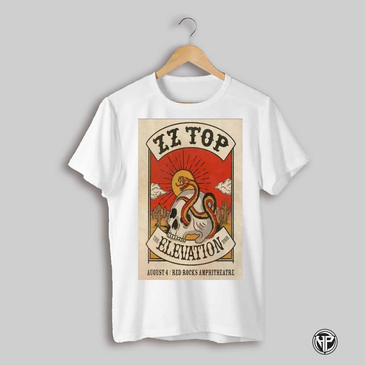 Zz Top Event Morrison Co August 4 2025 Poster T Shirt