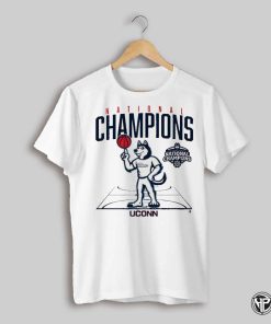 2025 Ncaa National Champ12ns Champions Mascot Uconn Huskies Womens Basketball Defeats South Carolina T Shirt