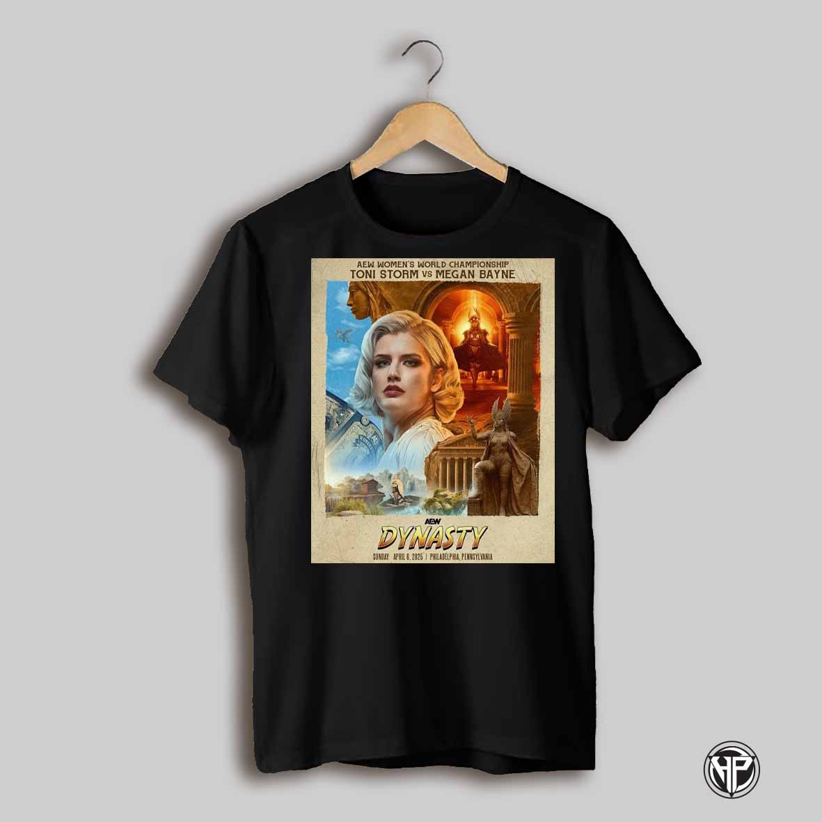 Aew Dynasty Womens World Championship Toni Storm Vs Megan Bayne April 6 2025 T Shirt