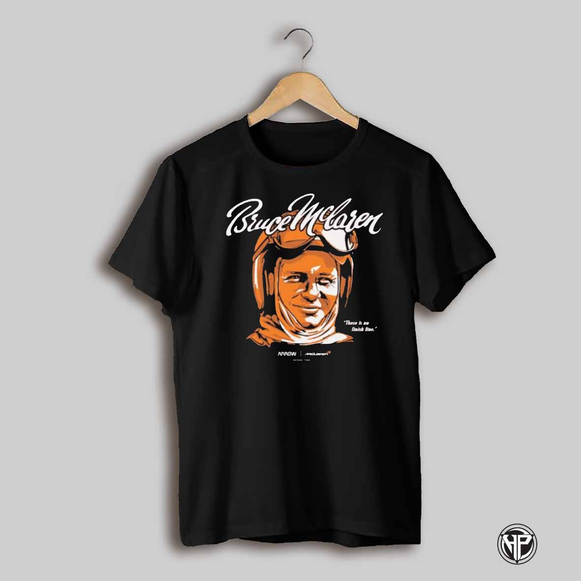 Arrow Mclaren Bruce Mclaren There Is No Finish Line Graphic T Shirt