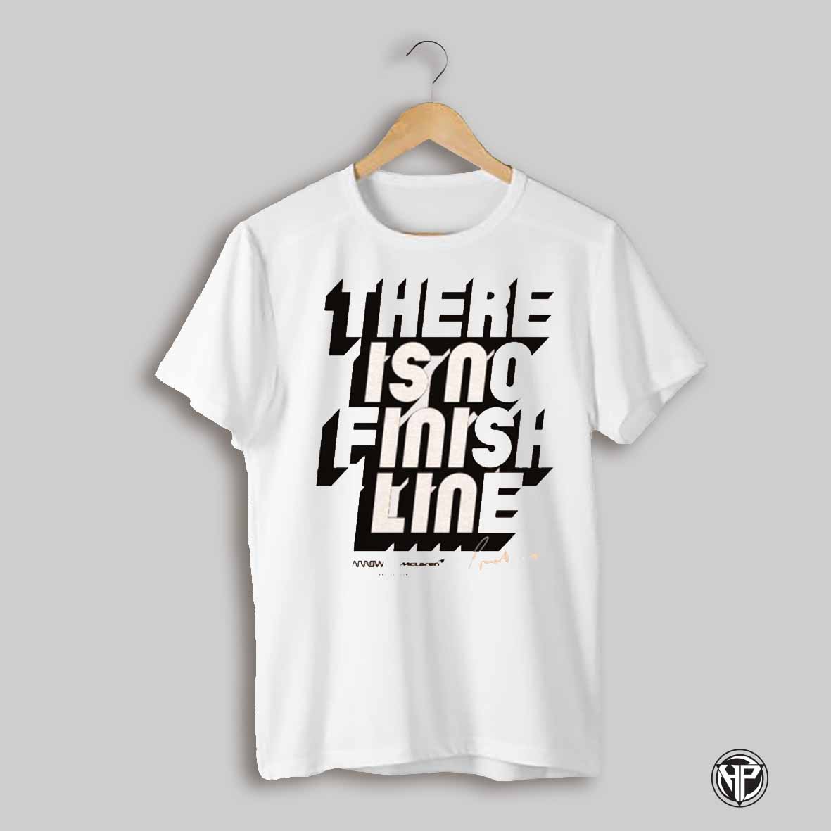 Arrow Mclaren Bruce Mclaren There Is No Finish Line Signature T Shirt