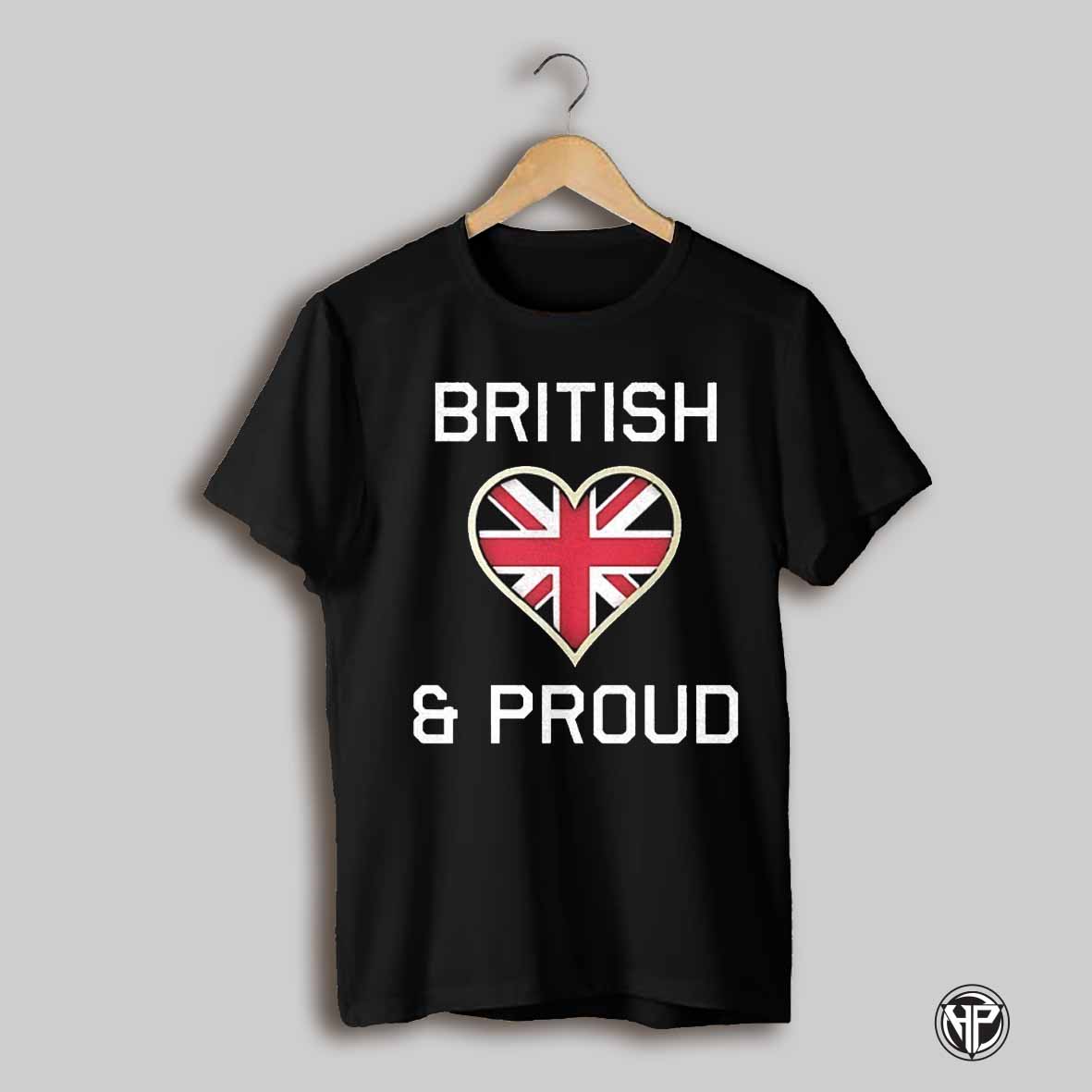 British And Proud Flag Shirt
