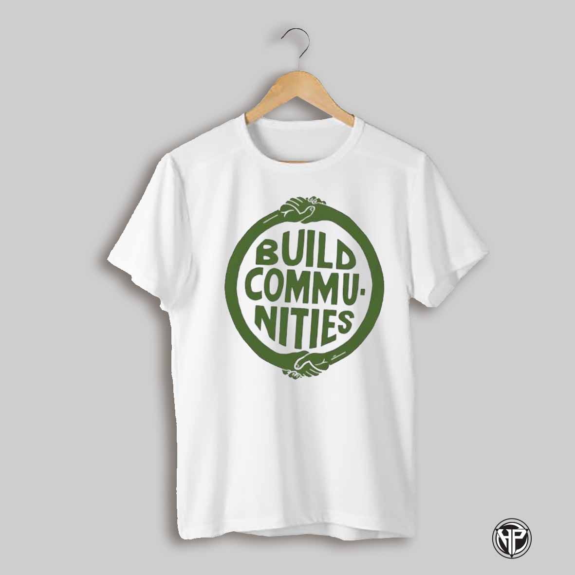 Build Communities Shaking Hand Shirt