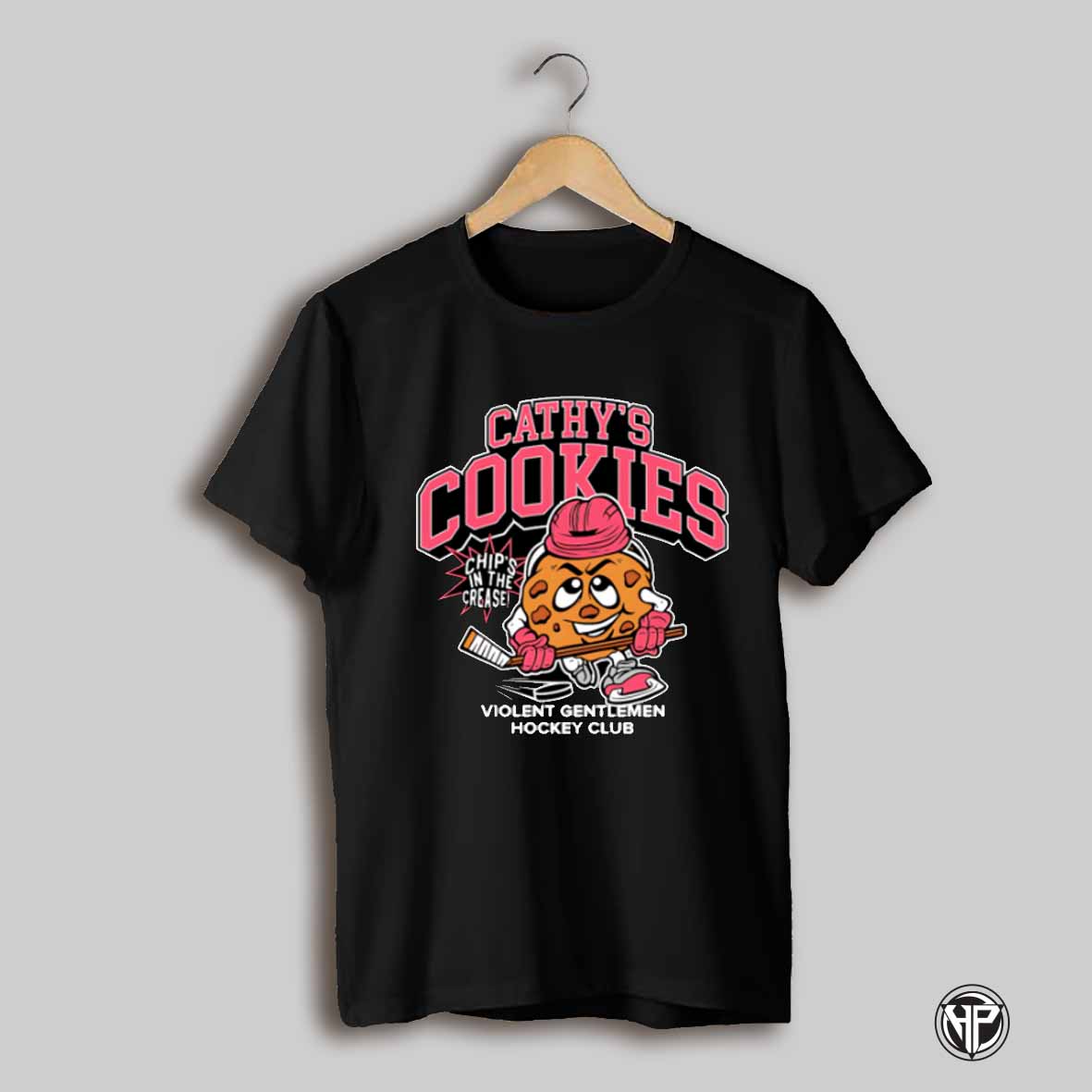 Cathys Cookies Chips In The Crease Violent Gentlemen Hockey Club Shirt