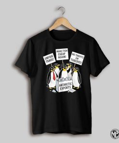Donald Trump Penguins Protest Against Tariffs Funny Shirt
