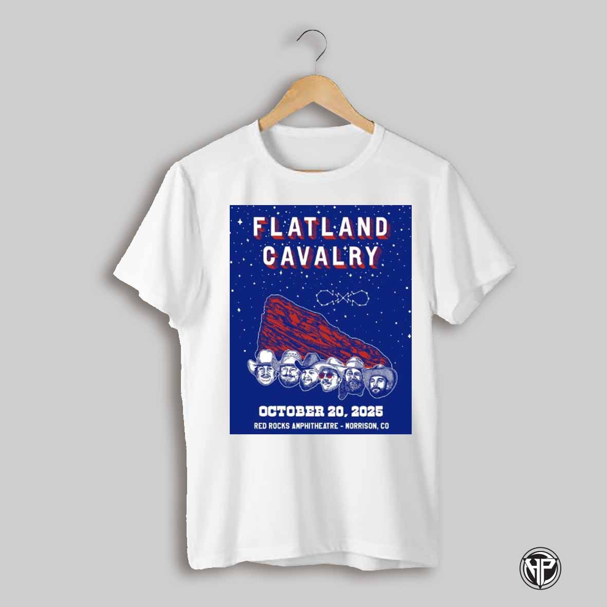 Flatland Cavalry October 20 2025 Colorado Red Rocks Amphitheatre Morrison Co T Shirt