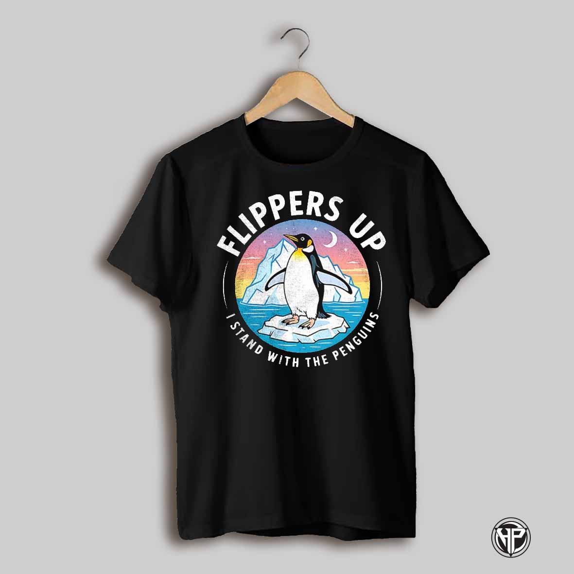 Flippers Up I Stand With The Penguins Shirt