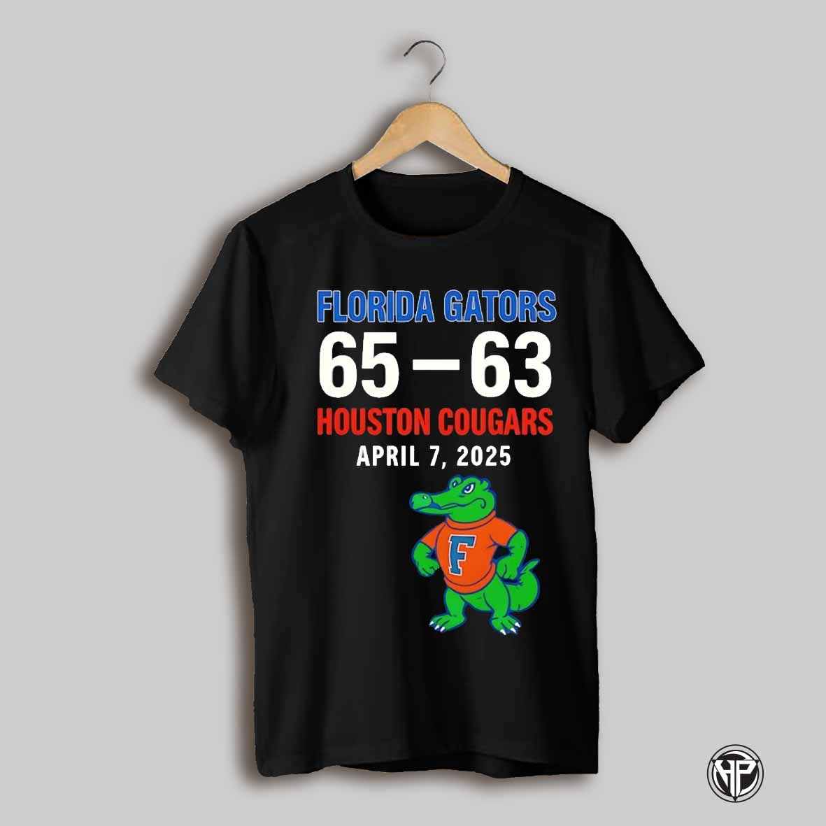 Florida Gators 65 63 Houston Cougars 2025 Ncaa National Champions Mascot Shirt