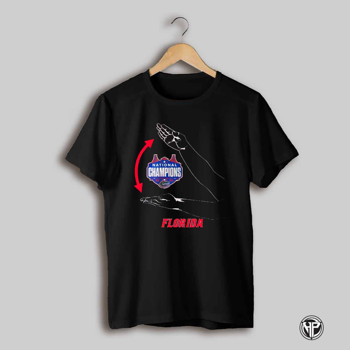 Florida Gators Basketball National Champions Gator Chomp 2025 Ncaa Hand Win Houston Cougars T Shirt