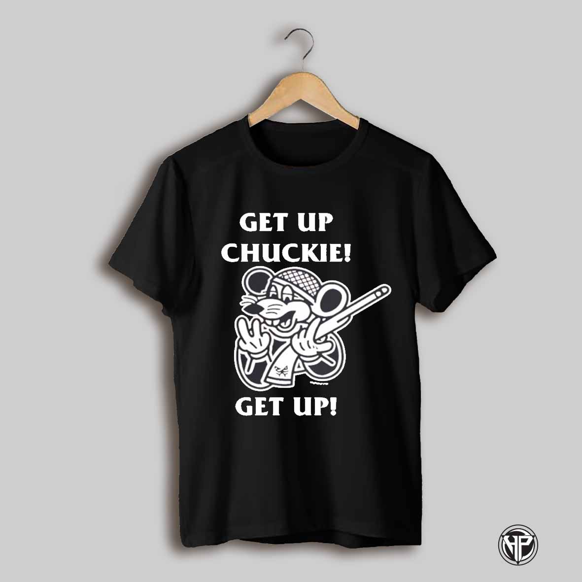 Get Up Chuckie Get Up Cristo Cat Chuckie Mouse Hairnet Shirt