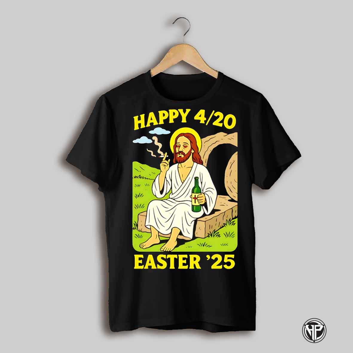 Happy 4 20 Easter 25 Jesus Shirt