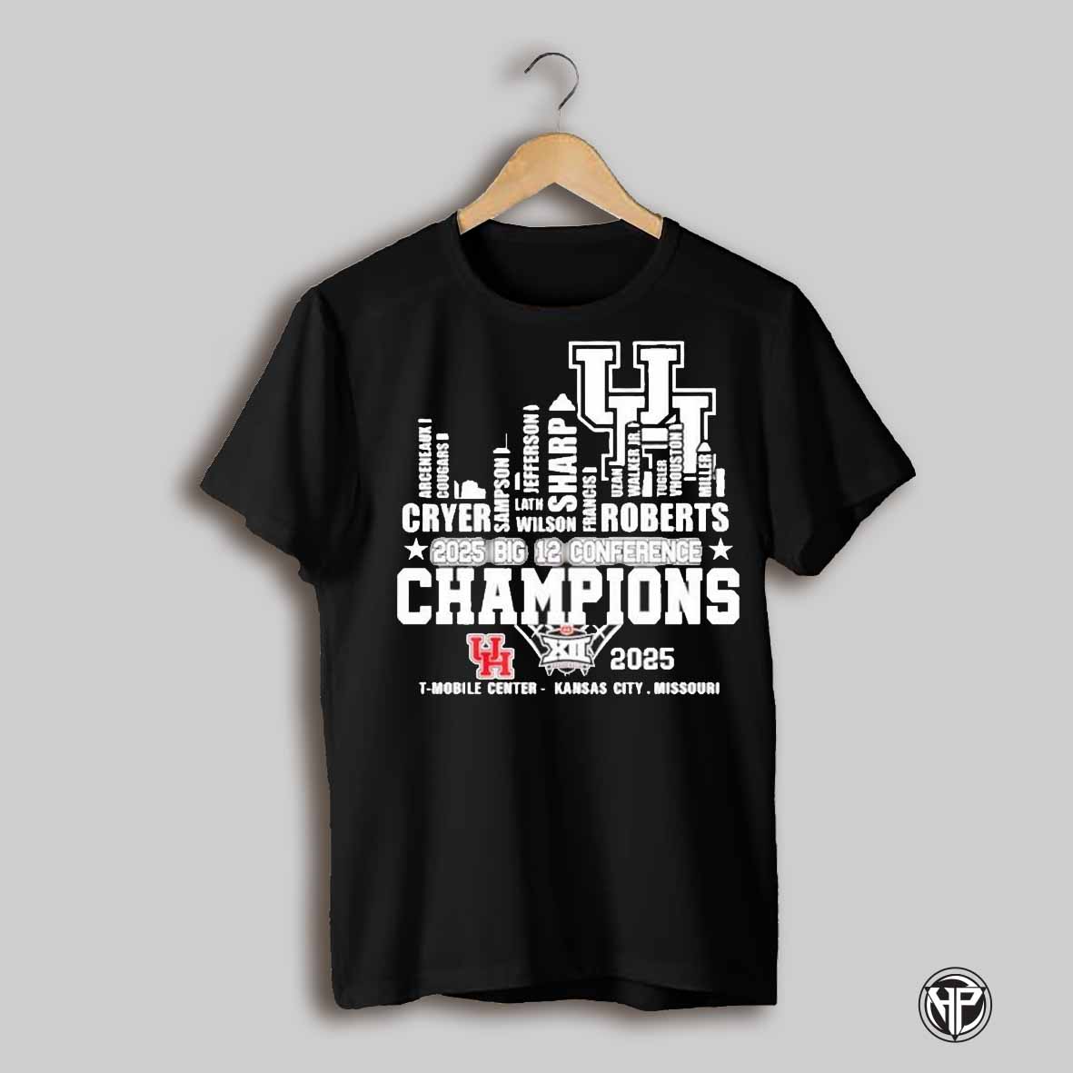 Houston Cougars 2025 Big 12 Conference Champions Team Player Name City Shirt