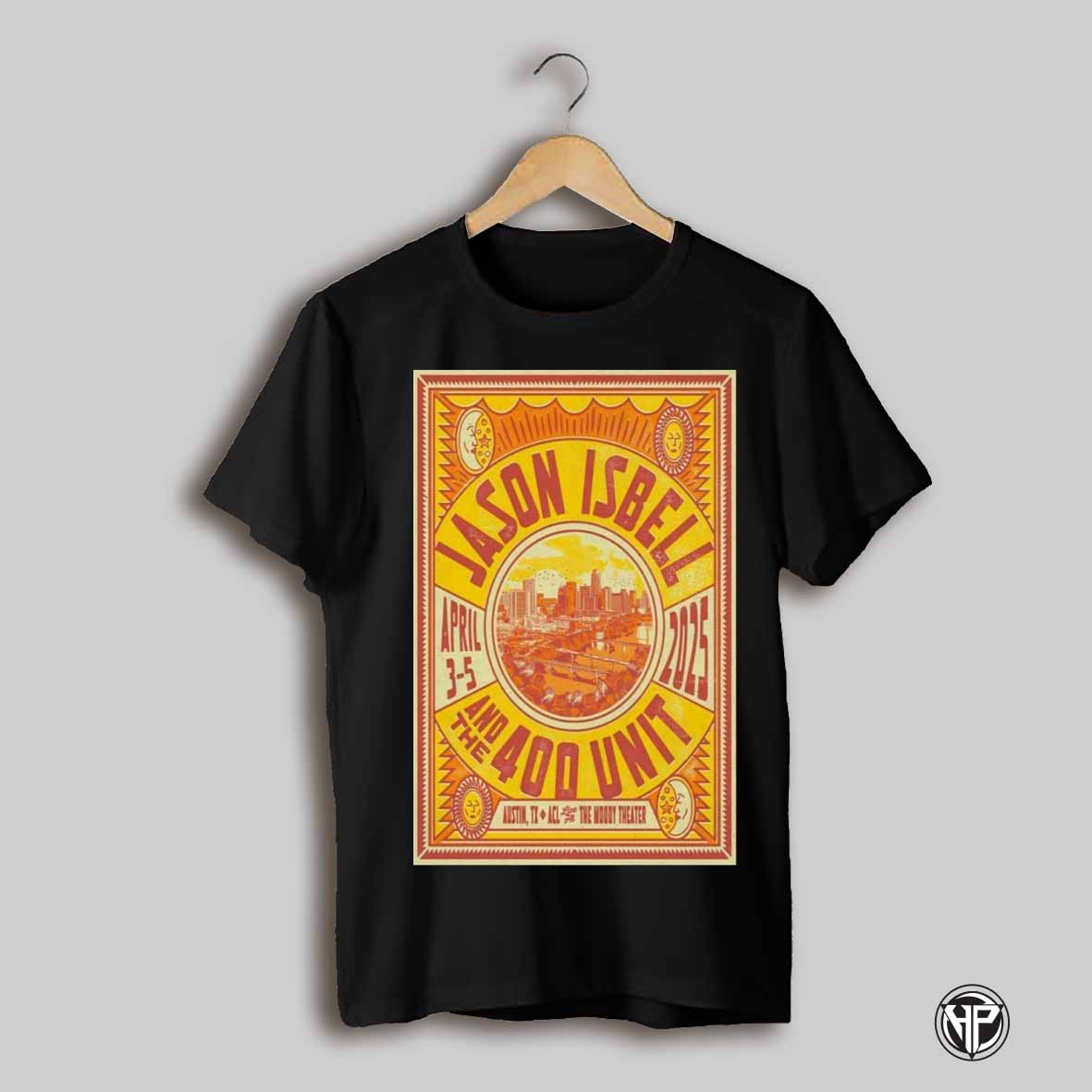 Jason Isbell Acl Live At The Moody Theater In Austin Tx April 3 5 2025 Tour Poster T Shirt