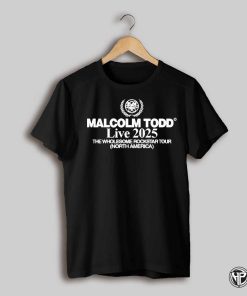 Malcolm Todd Live 2025 The Wholesome Rockstar Tour North America T Shirt