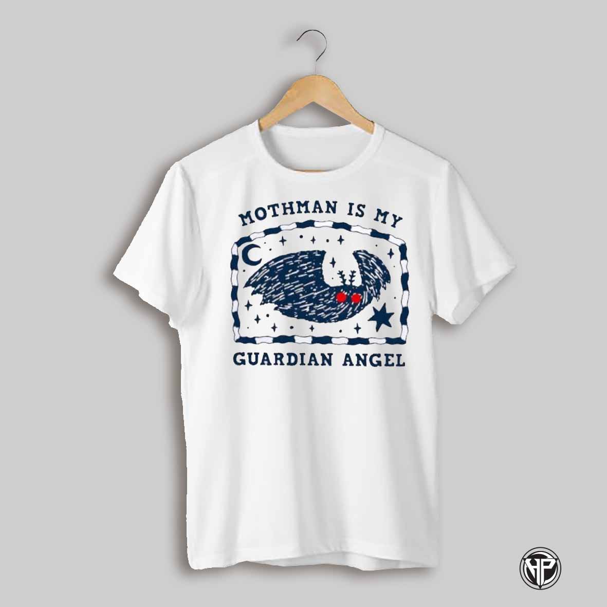 Mothman Is My Guardian Angel Sky Night Shirt